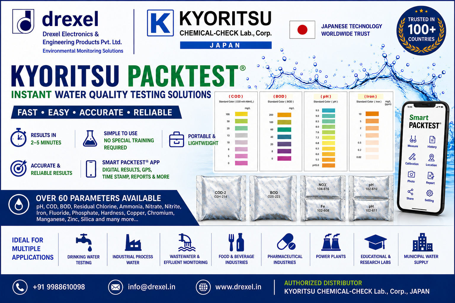 Kyoritsu Water & Effluent Testing Kits